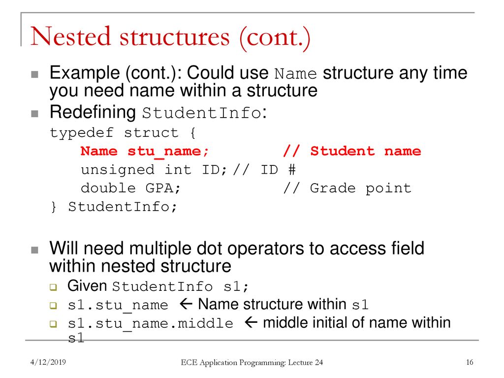 EECE.2160 ECE Application Programming - ppt download