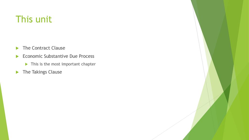 Lecture 39 The Contract Clause - ppt download