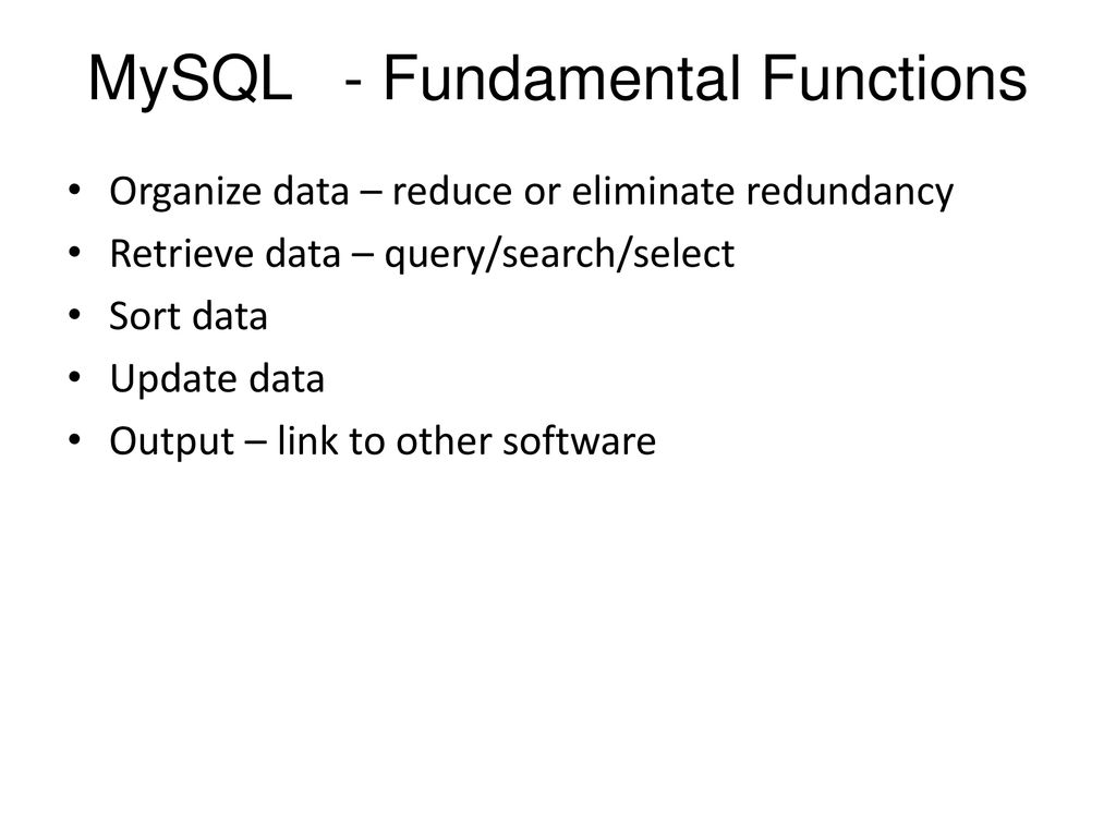 PHP and MySQL. - ppt download