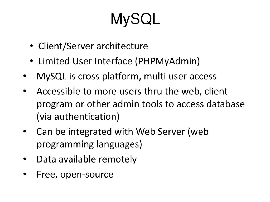 PHP and MySQL. - ppt download