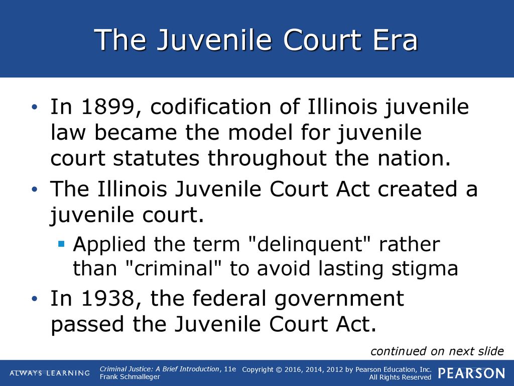 Juvenile Court 1899
