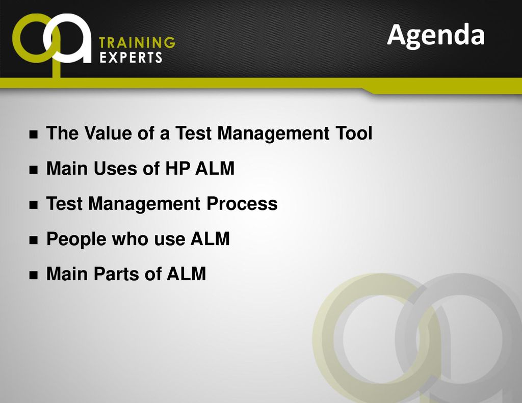 HP ALM Introduction. - ppt download