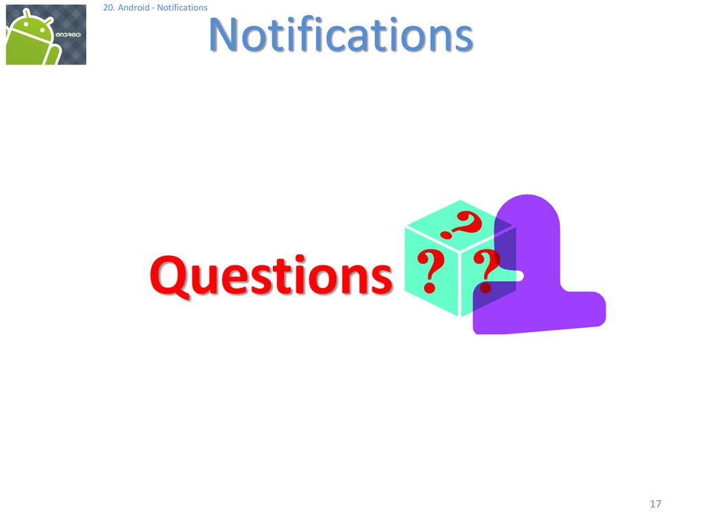 Android Notifications - ppt download