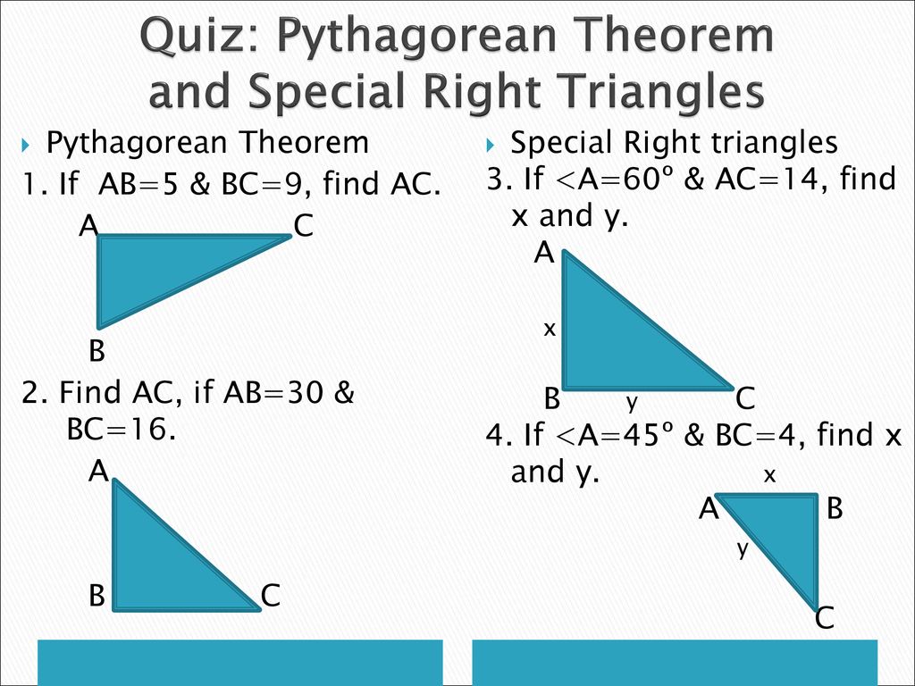 Warmup 1 Draw And Label A Right Triangle Ppt Download