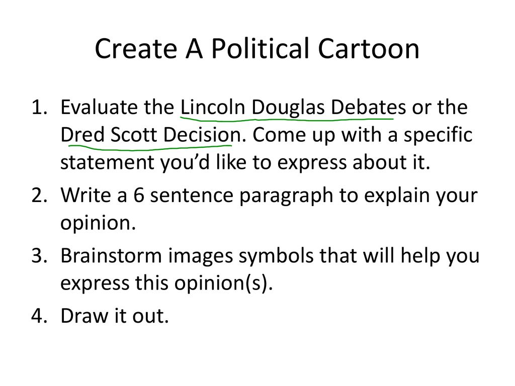 Create A Political Cartoon