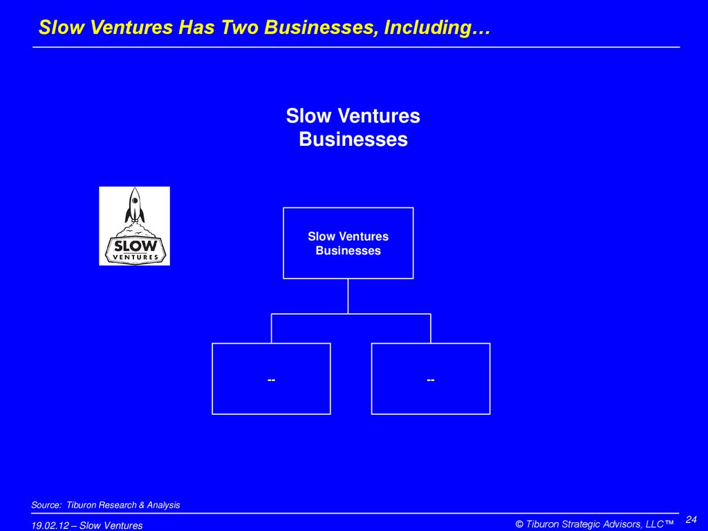Slow Ventures Has Two Businesses, Including…