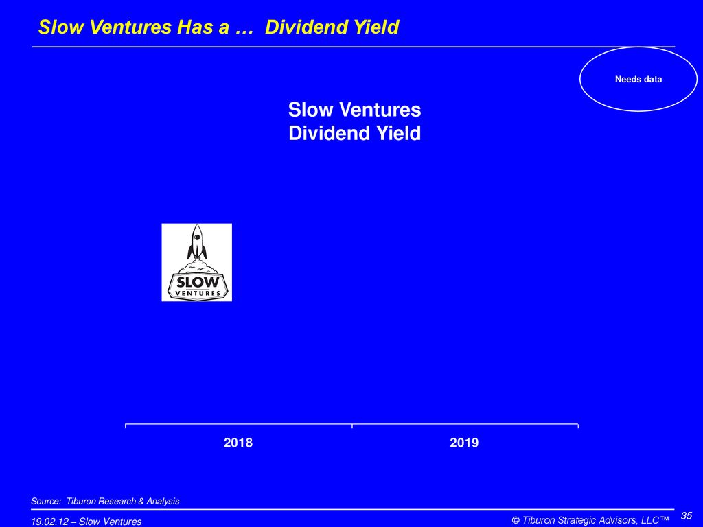 Slow Ventures Has a … Dividend Yield