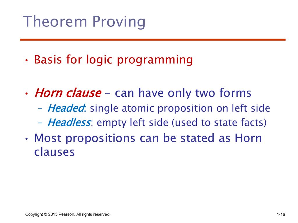 Theorem Proving Basis for logic programming