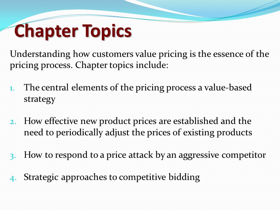 pricing strategy for business markets
