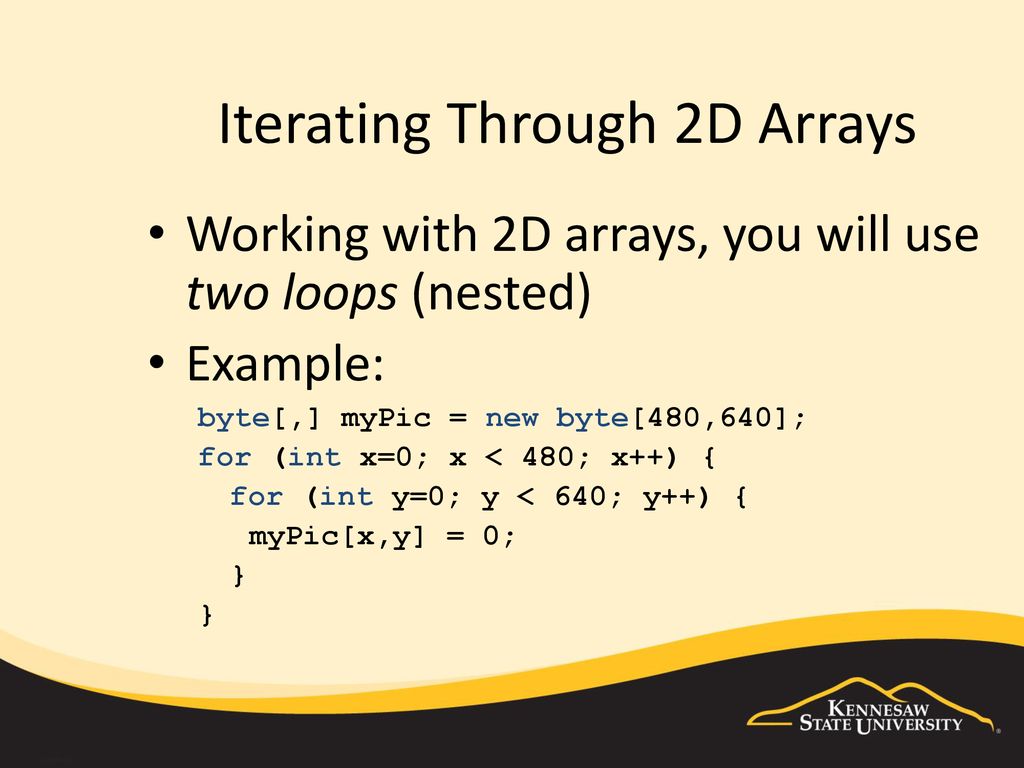 Lecture 14 2D Arrays Richard Gesick. - ppt download