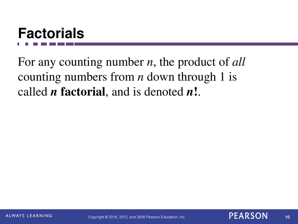 Chapter 10 Counting Methods. - ppt download