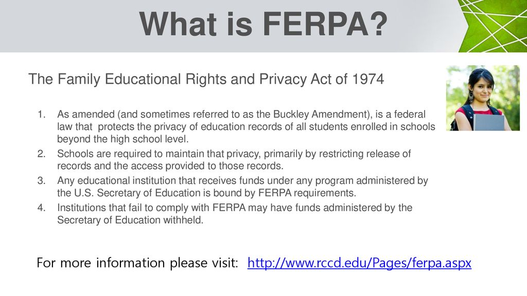 FERPA Family Educational Rights And Privacy Act OF Ppt Download ferpa-family-educational-rights-and-privacy-act-of-ppt-download