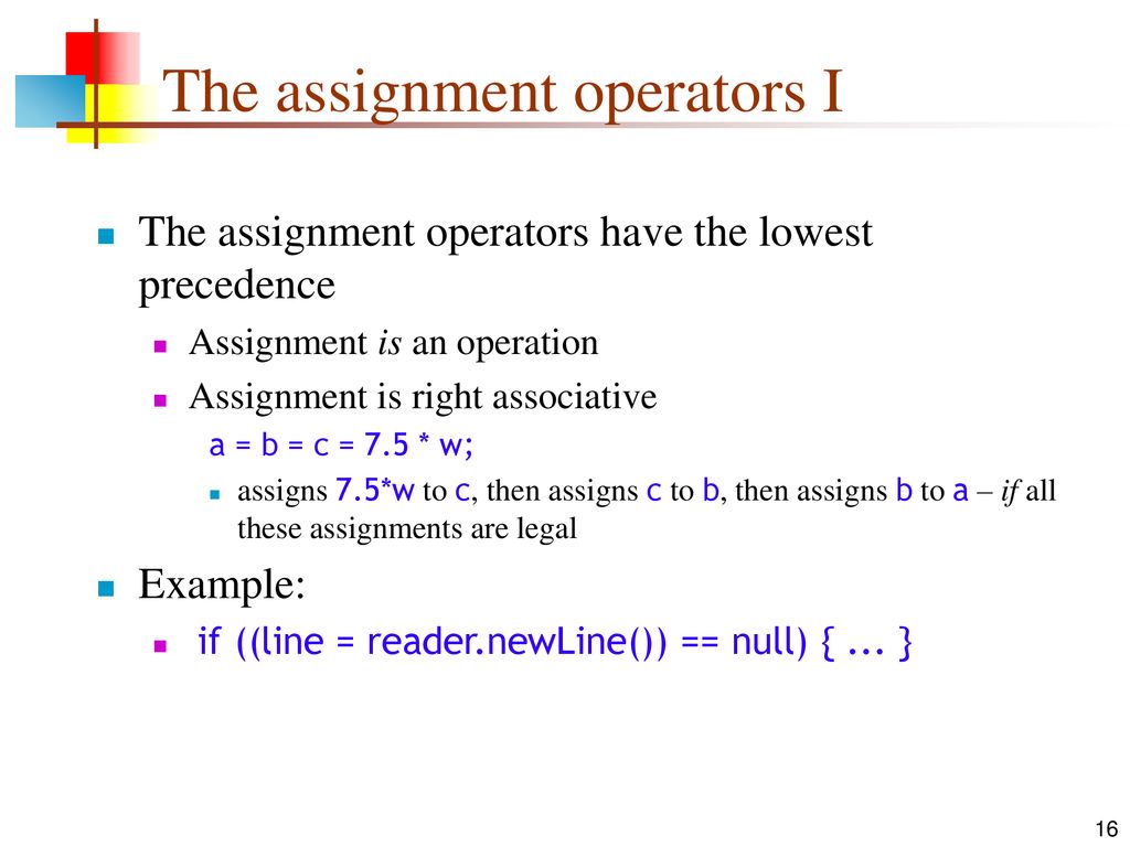 All the Operators 13-Apr ppt download
