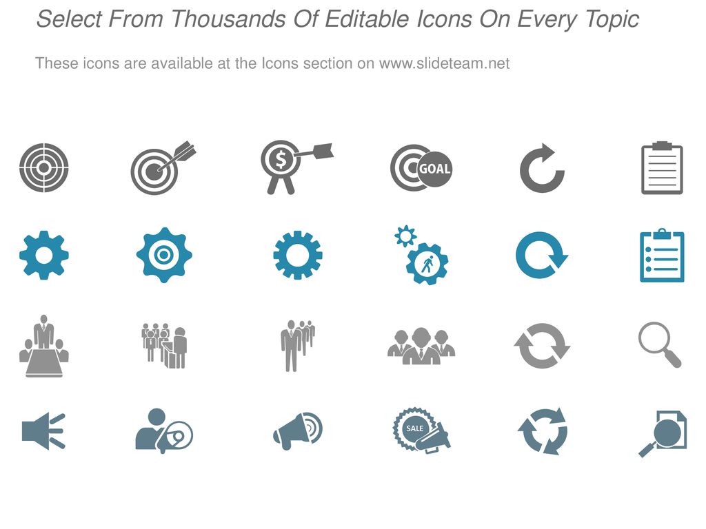 Select From Thousands Of Editable Icons On Every Topic