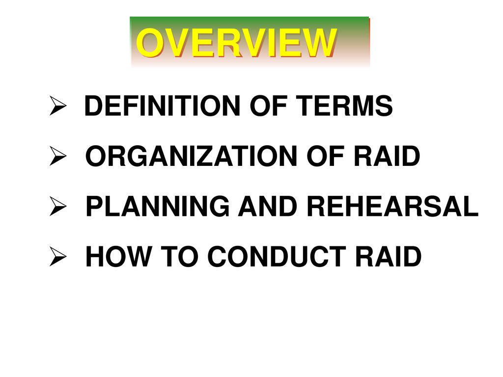 RAID. - ppt download