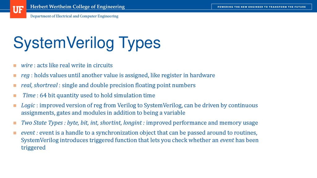 SystemVerilog and Verification - ppt download