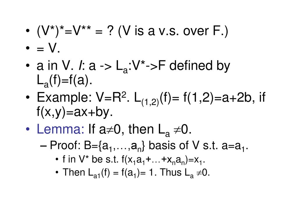 Dual Of A Dual Space Hyperspace Ppt Download