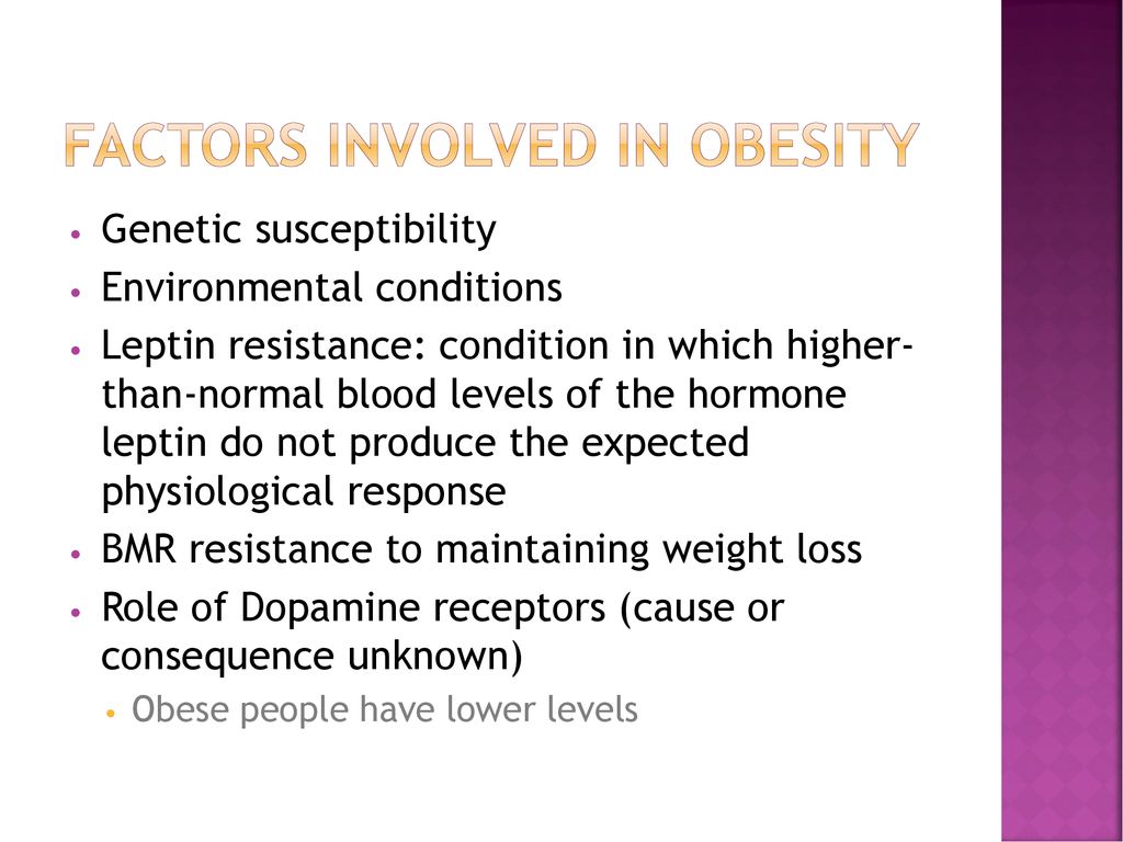 Factors Involved in Obesity