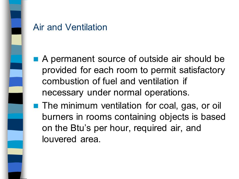 Air and Ventilation