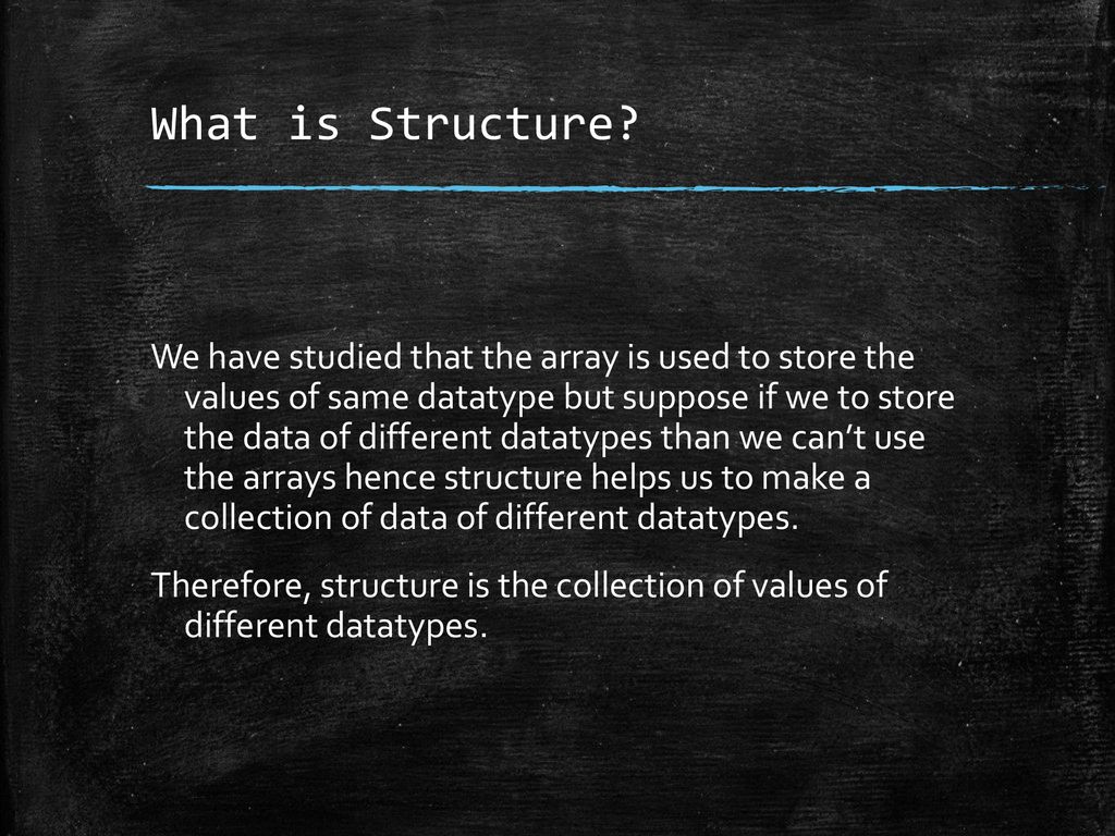 C Programming Lecture-13 Structures - ppt download
