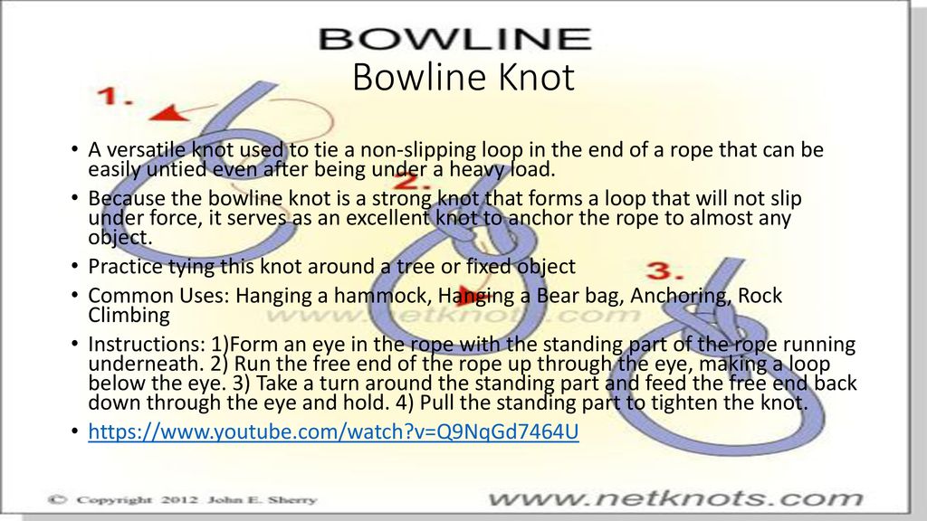 Hillgrove Outdoor Education Knots - ppt download