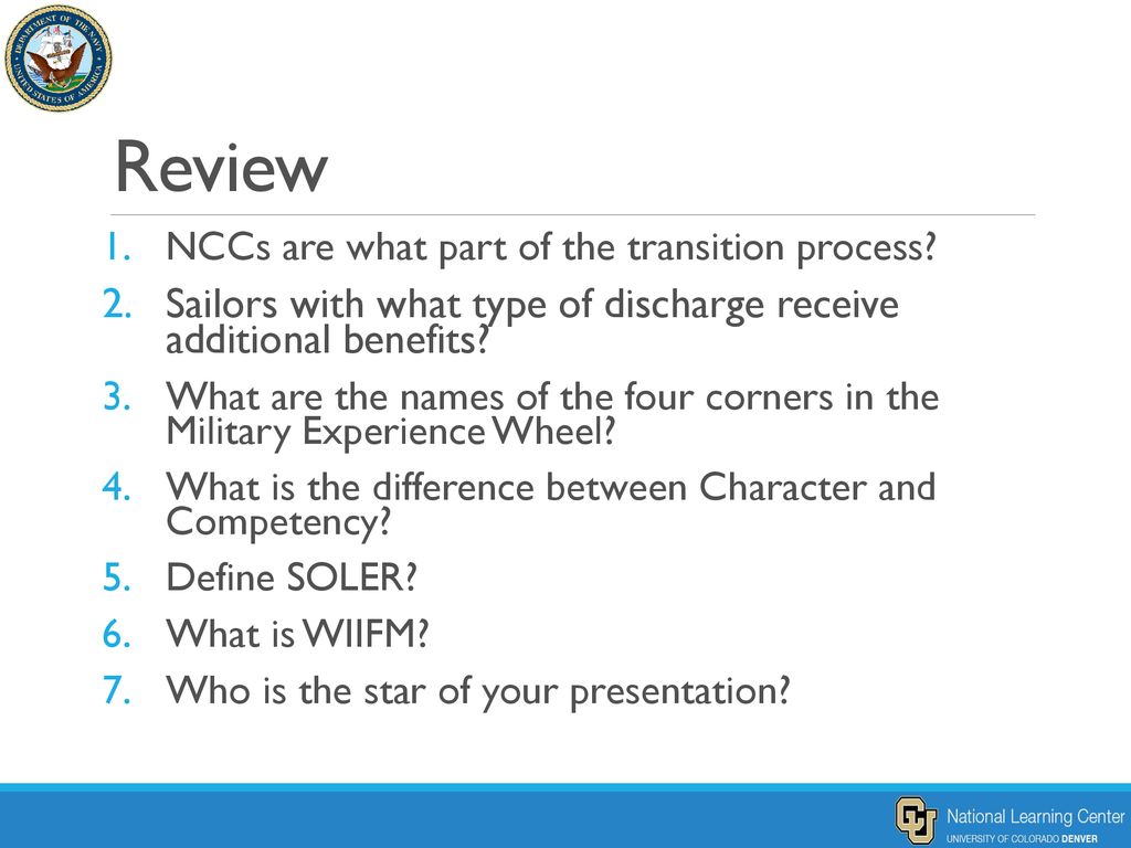 Navy Preseparation Counselor Training ppt download