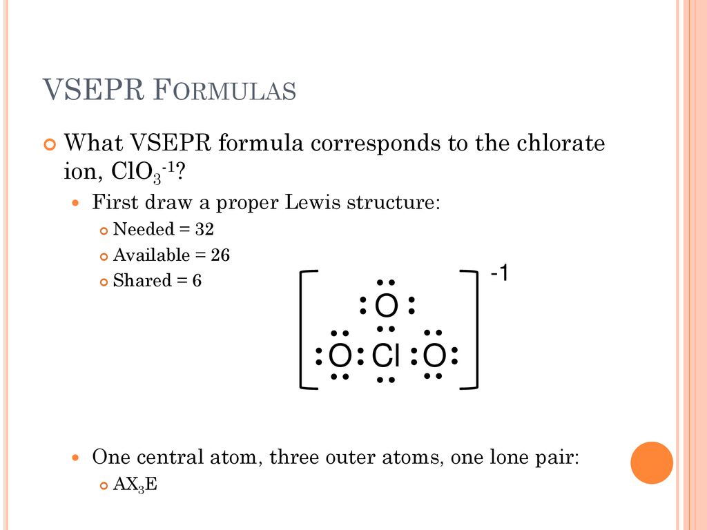 Vsepr theory and molecular geometries ppt download