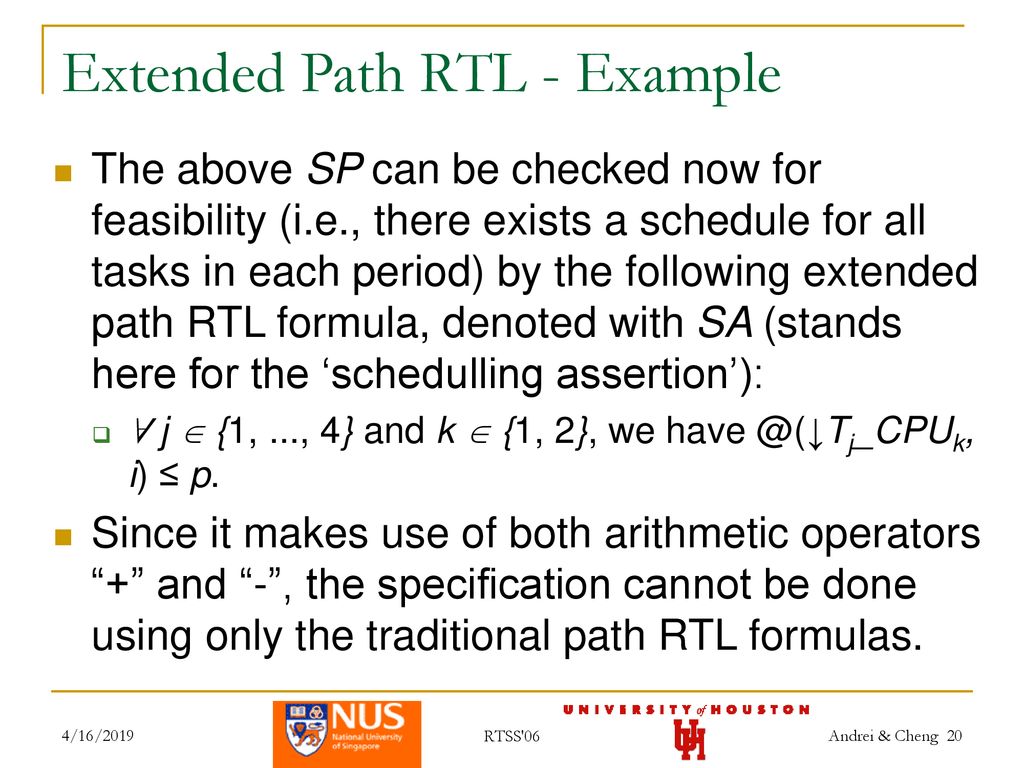 Stefan Andrei1 Albert M. K. Cheng2 - ppt download