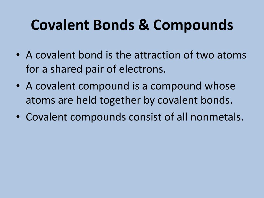 Chapter 4: Formation of Compounds - ppt download