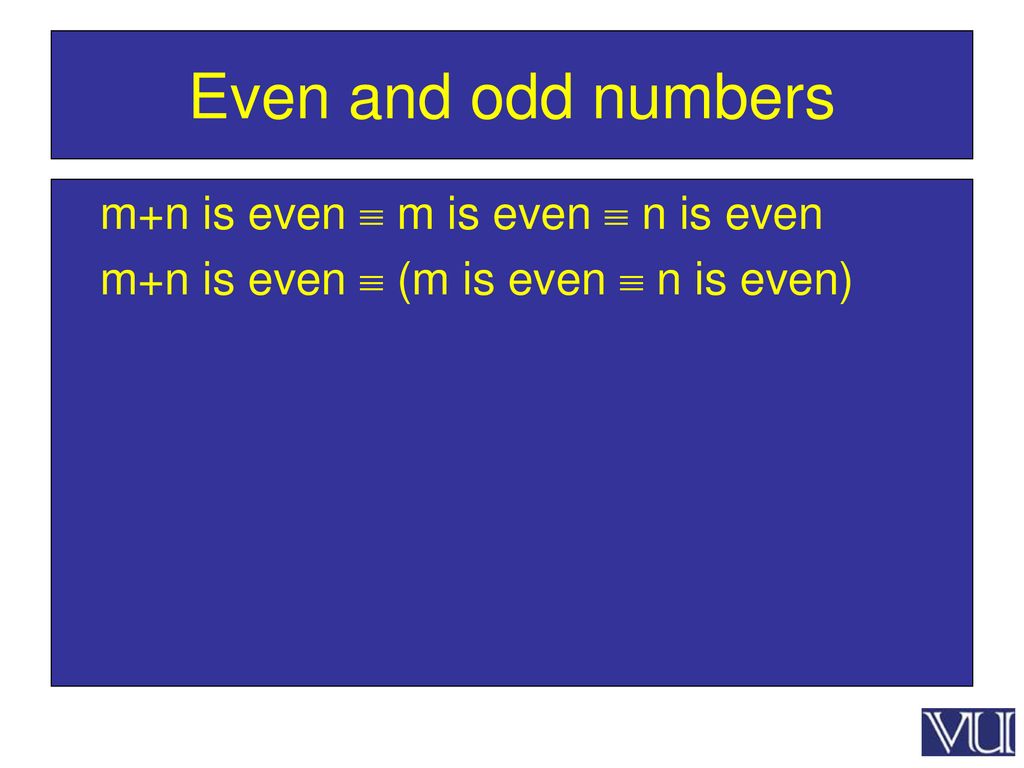 Associativity of Equivalence - ppt download
