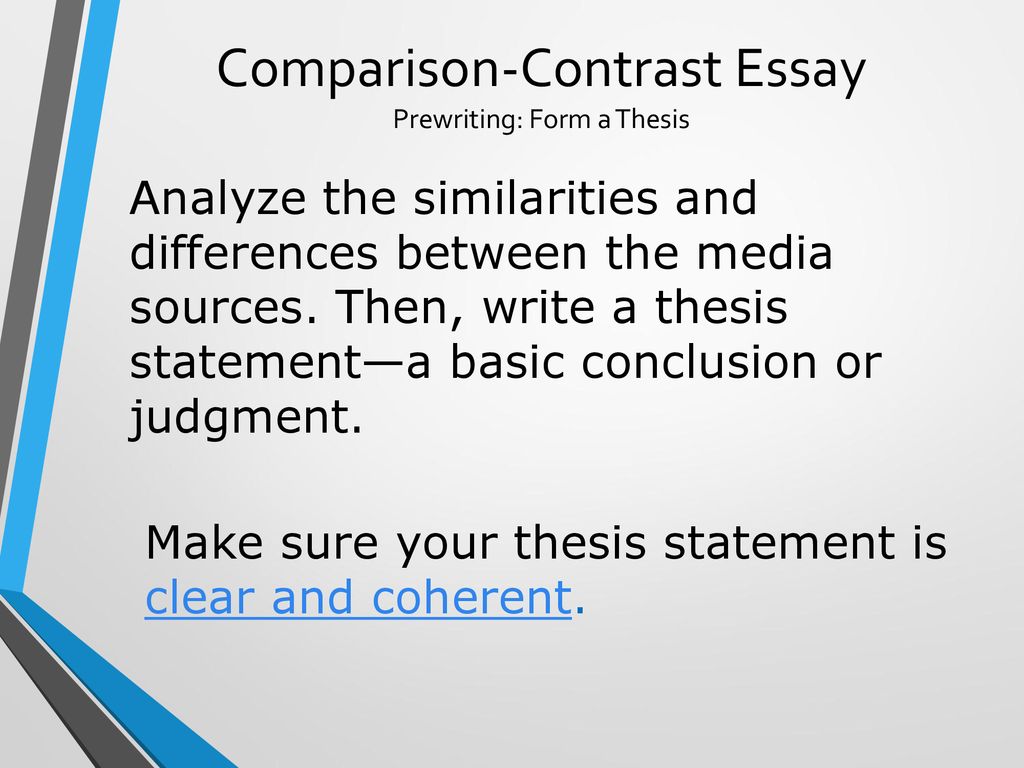 Writing Workshop Writing A Compare-Contrast Essay - Ppt Download