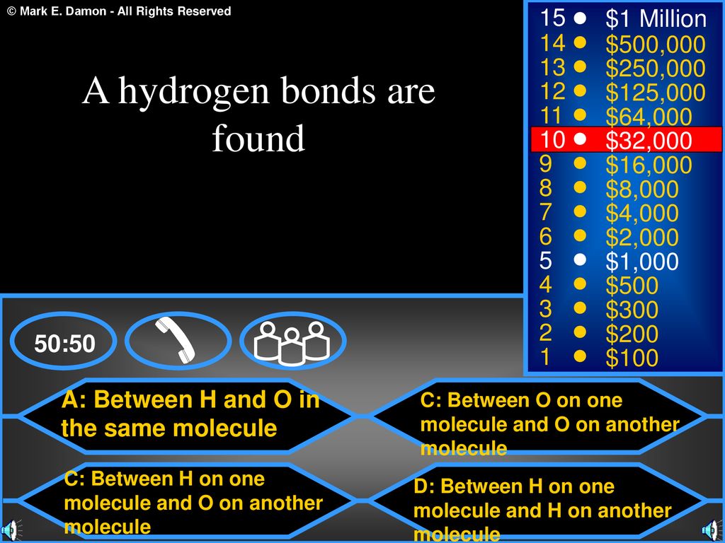 A hydrogen bonds are found