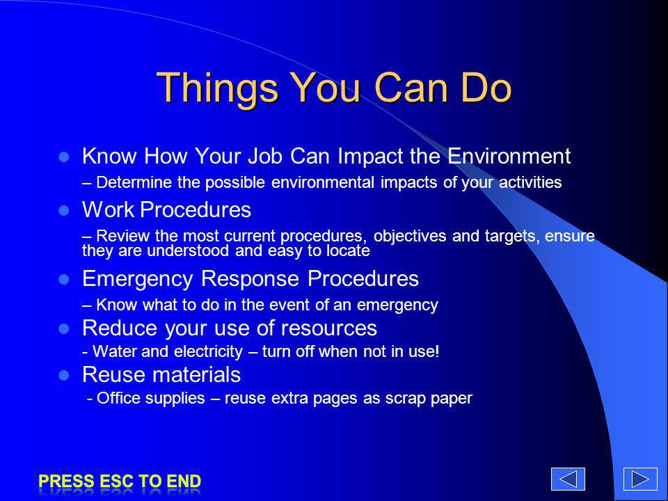 Things You Can Do Know How Your Job Can Impact the Environment