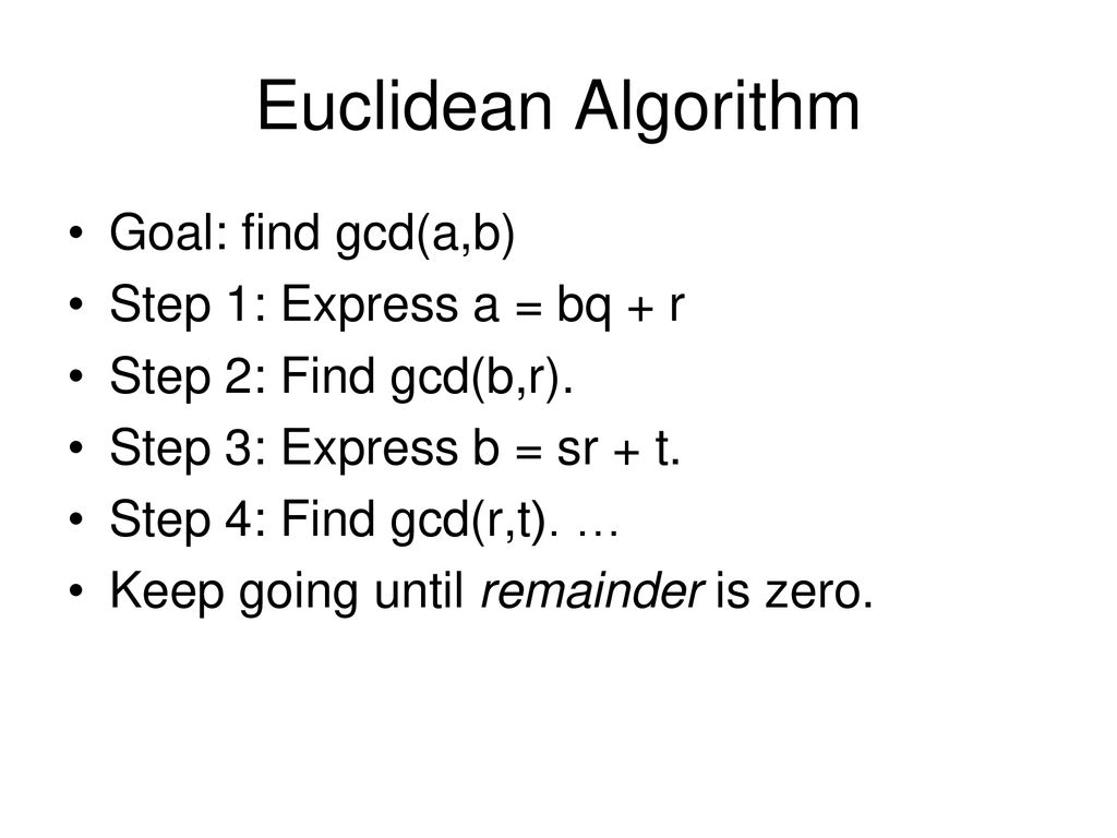 Miniconference on the Mathematics of Computation - ppt download