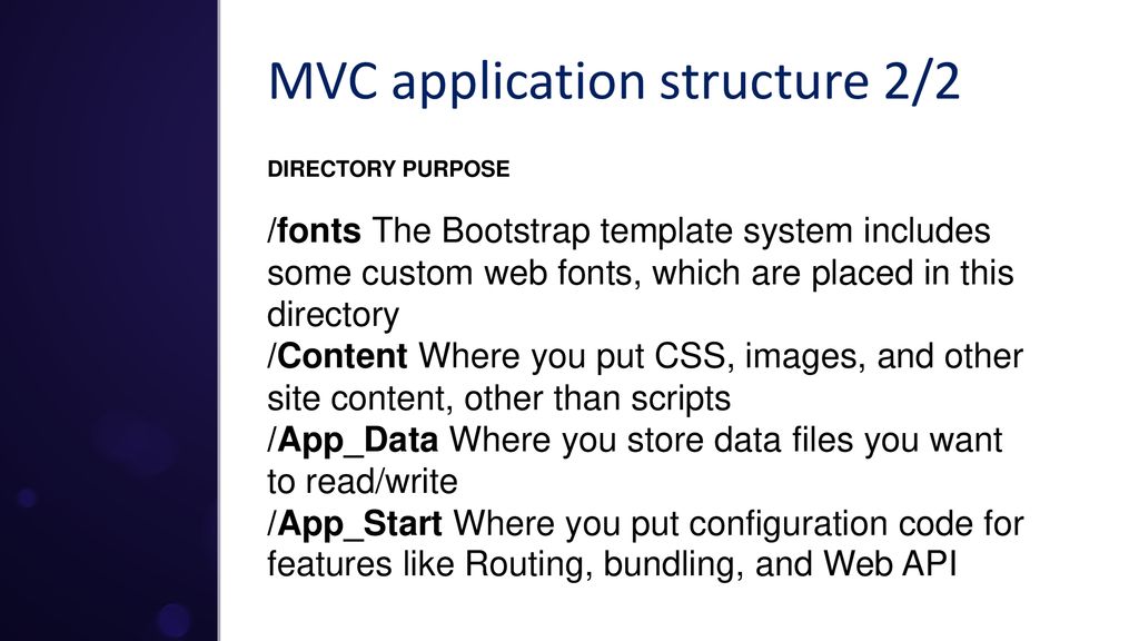 Asp net mvc web development ppt download