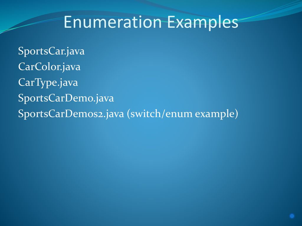 CS-0401 INTERMEDIATE PROGRAMMING USING JAVA - ppt download