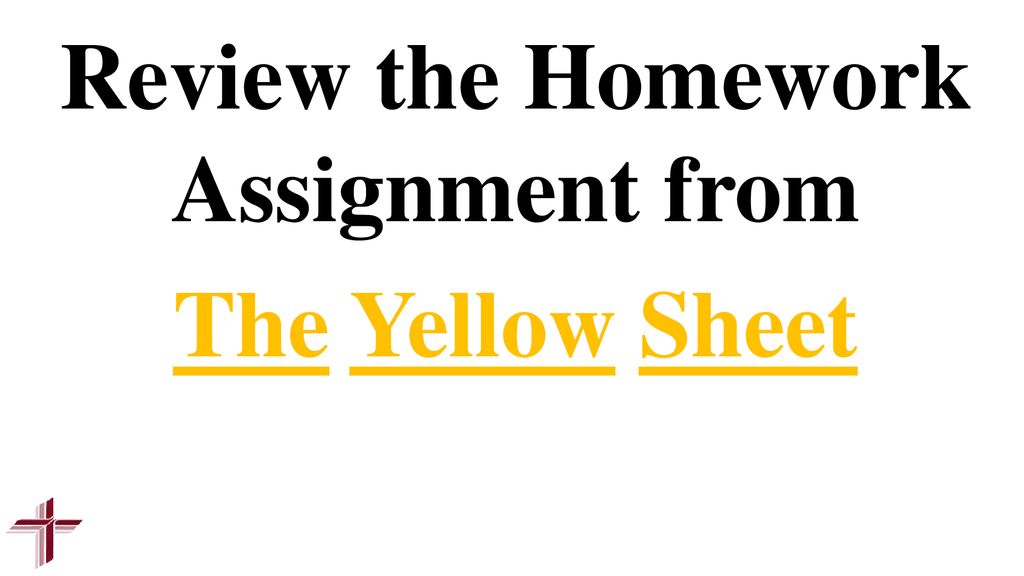 Review the Homework Assignment from
