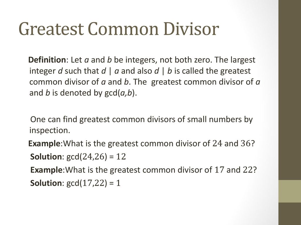 Divisibility And Modular Arithmetic - Ppt Download