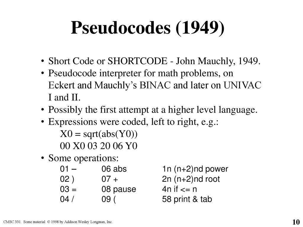 History of Programming Languages - ppt download