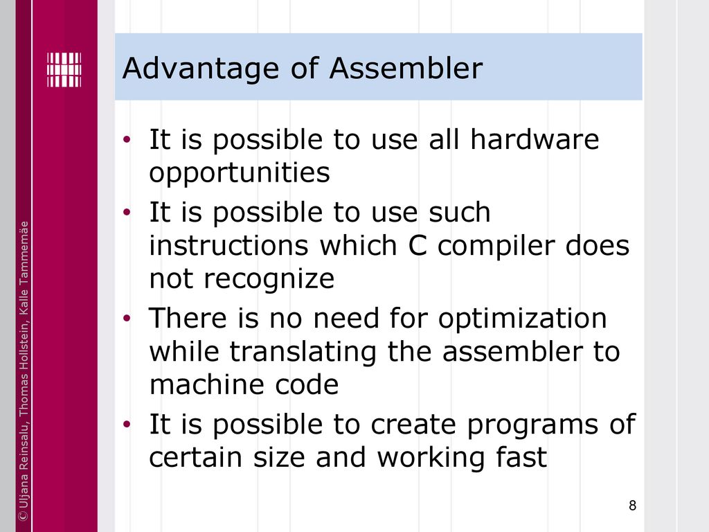 Basics of Embedded Systems IAX0230 Embedded Software Programming - ppt ...