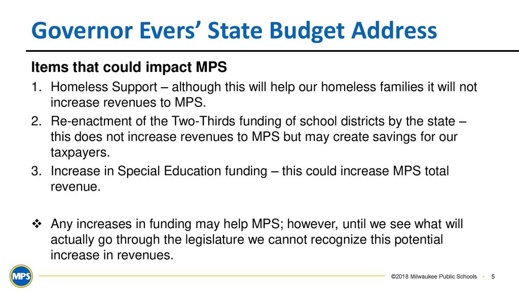 Governor Evers’ State Budget Address