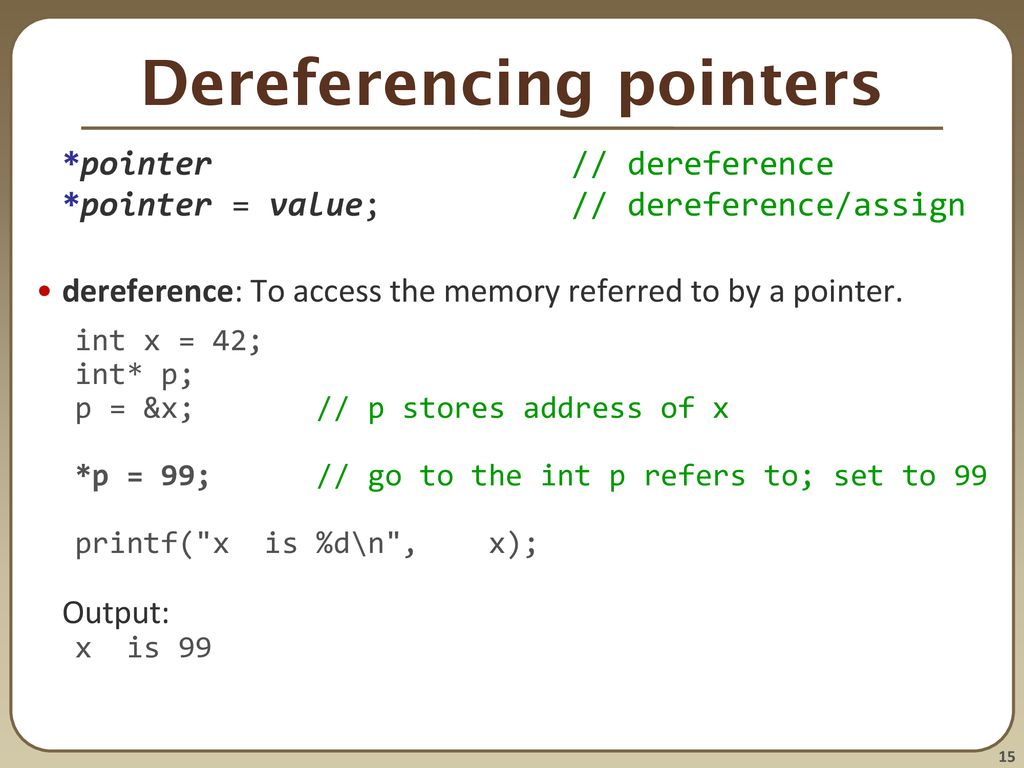 CSE 303 Lecture 10 C memory model; stack allocation - ppt download
