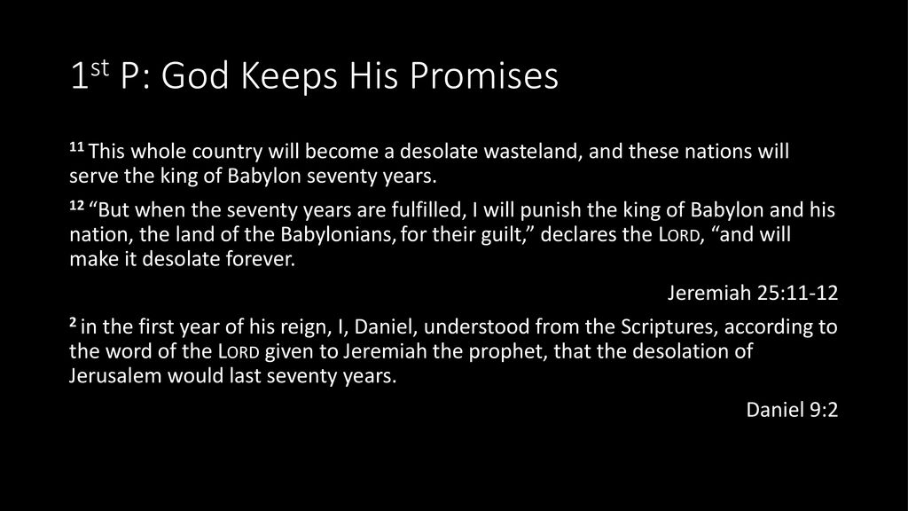 The Power, Providence, Purpose And Promises Of God - Ppt Download