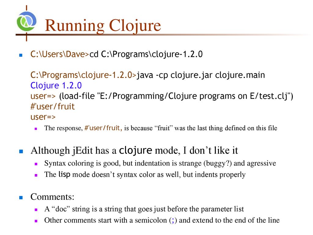 Clojure 2 22-Apr ppt download