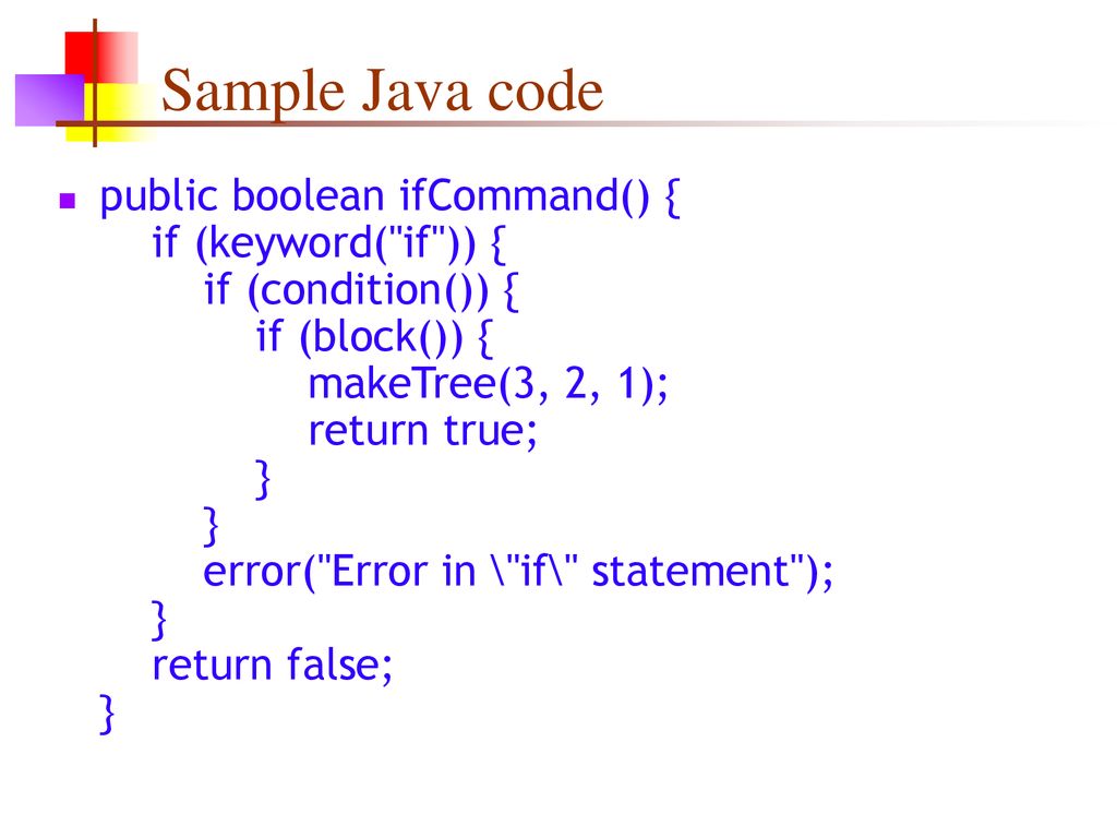 Recursive descent parsing - ppt download