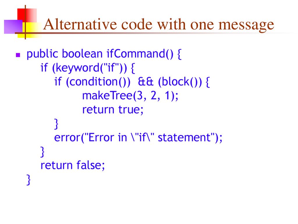 Recursive descent parsing - ppt download