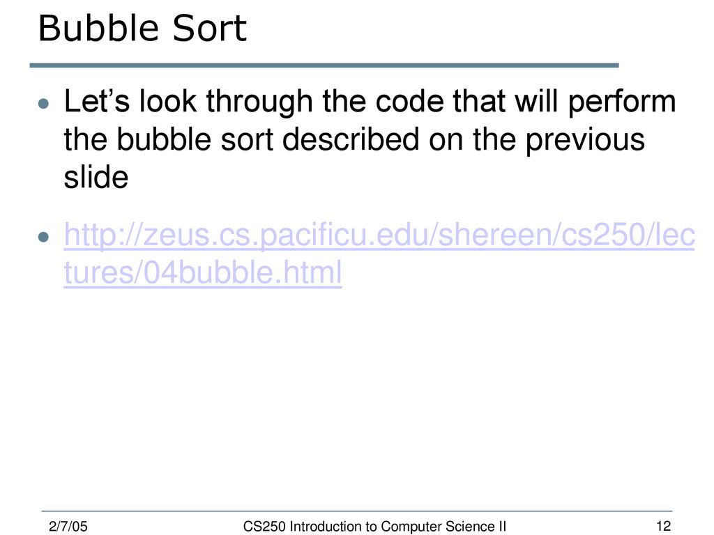 CS250 Introduction to Computer Science II - ppt download