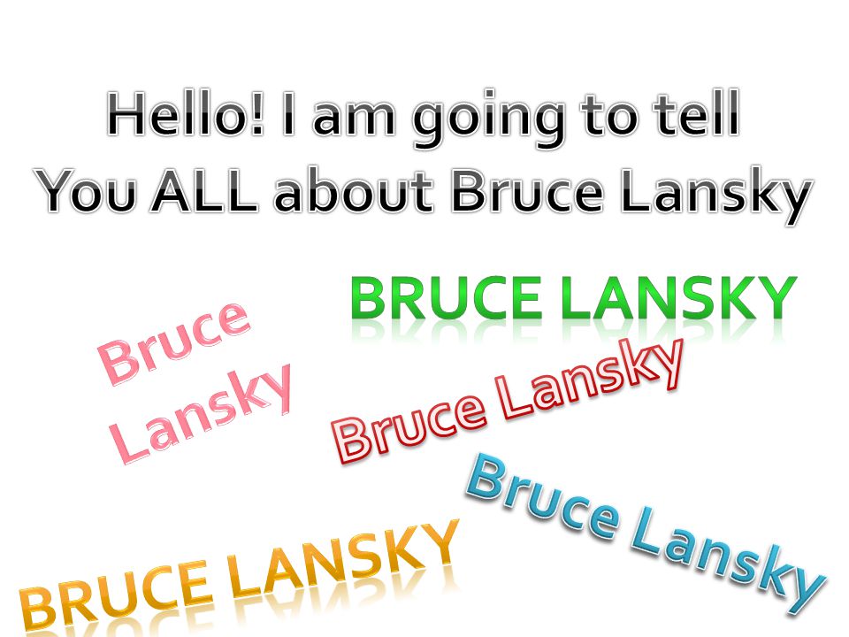 confession by bruce lansky