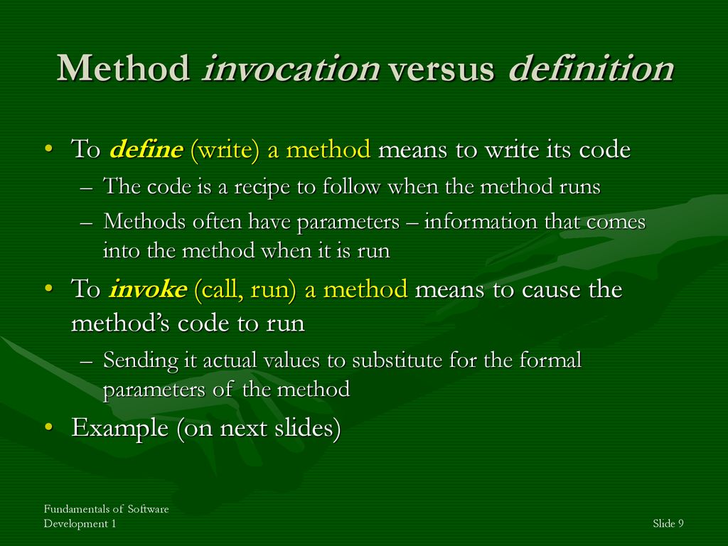 Fundamentals of Software Development 1 - ppt download