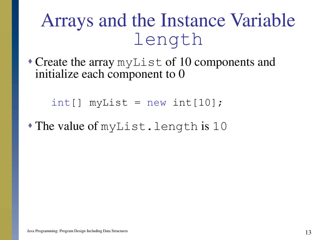 Java Programming: Program Design Including Data Structures - ppt download